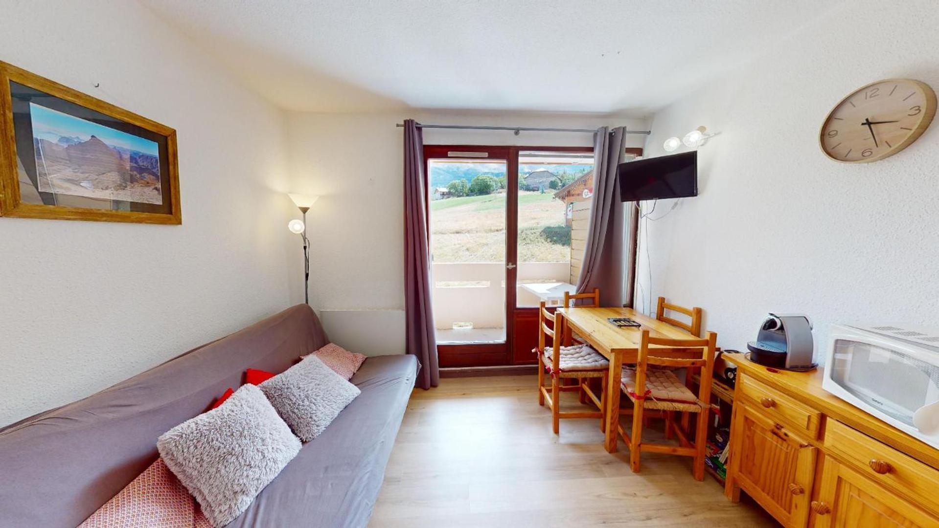 Studio 4 Pers Le Sauze Pied Des Pistes De Ski Enchastrayes 외부 사진